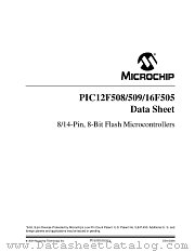 PIC16F505 datasheet pdf Microchip