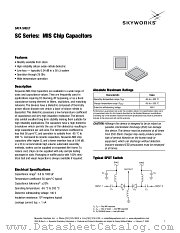 SC01500710 datasheet pdf Skyworks Solutions
