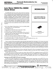 MC88LV926 datasheet pdf Freescale (Motorola)