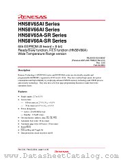 HN58V66ATI-10E datasheet pdf Renesas
