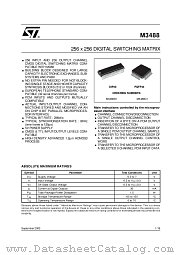 M3488 datasheet pdf ST Microelectronics