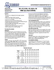 GS816018 datasheet pdf GSI Technology