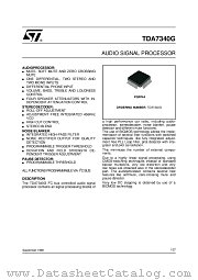 TDA7340G013TR datasheet pdf ST Microelectronics
