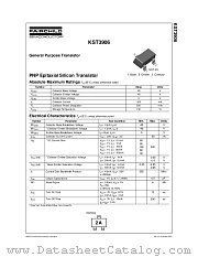 KST3906MTF datasheet pdf Fairchild Semiconductor