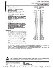 74ACT16952 datasheet pdf Texas Instruments