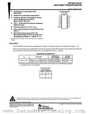 SN74AHC14Q datasheet pdf Texas Instruments