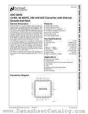 ADC12040CIVY datasheet pdf National Semiconductor
