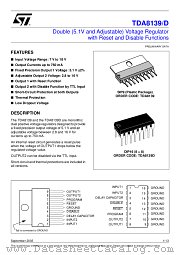 TDA8139 datasheet pdf ST Microelectronics