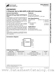 ADC084S051EVAL datasheet pdf National Semiconductor