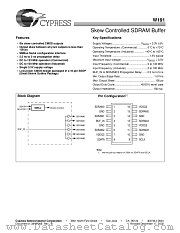 W191H datasheet pdf Cypress