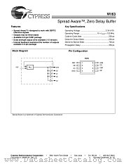 W163-15G datasheet pdf Cypress