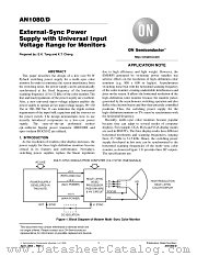UC3843AD2R2 datasheet pdf ON Semiconductor