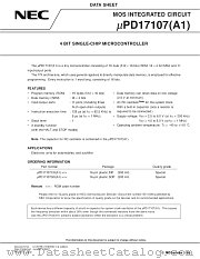 UPD17107 datasheet pdf NEC
