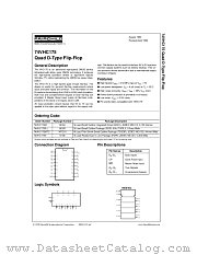 74VHC175MTC datasheet pdf Fairchild Semiconductor