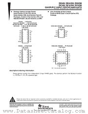 SN74S00NSR datasheet pdf Texas Instruments