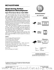 MC74LVXT4066 datasheet pdf ON Semiconductor