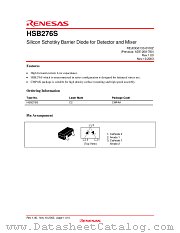 HSB276S datasheet pdf Renesas