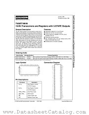 74ABT16646CMTD datasheet pdf Fairchild Semiconductor
