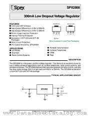 SPX2808M3-L-3.3/TR datasheet pdf Sipex Corporation