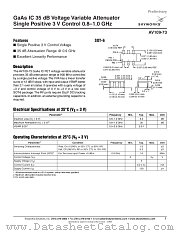 AV109-73 datasheet pdf Skyworks Solutions
