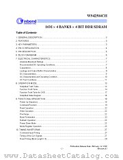 W942504CH-75 datasheet pdf Winbond Electronics