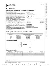 ADC102S051 datasheet pdf National Semiconductor