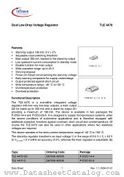 TLE 4470 G datasheet pdf Infineon
