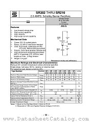 SR210 datasheet pdf Taiwan Semiconductor