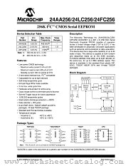 24FC256-I/MS datasheet pdf Microchip
