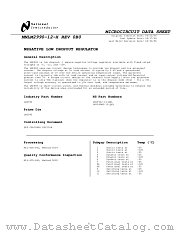LM2990-5.0 MD8 datasheet pdf National Semiconductor