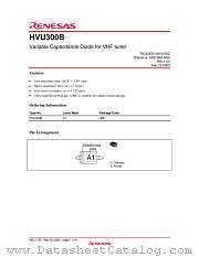 HVU300B datasheet pdf Renesas