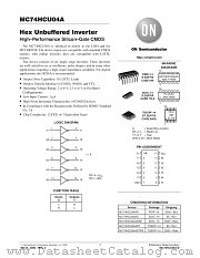 MC74HCU04AFEL datasheet pdf ON Semiconductor
