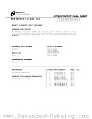 5962R8968801EA(54ACT157DMQB-RH) datasheet pdf National Semiconductor