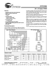 CY7C128A-20VC datasheet pdf Cypress