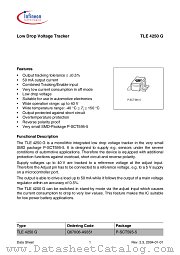 TLE 4250 G datasheet pdf Infineon