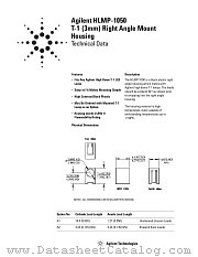 HLMP-1050 datasheet pdf Agilent (Hewlett-Packard)