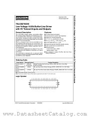 74LCXZ16244MTDX datasheet pdf Fairchild Semiconductor