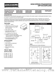 HCPL0500R1 datasheet pdf Fairchild Semiconductor