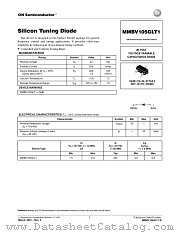 MMBV105GLT1 datasheet pdf ON Semiconductor