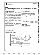LM75BIMM-5 datasheet pdf National Semiconductor