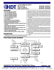 IDT72V241L20J8 datasheet pdf IDT