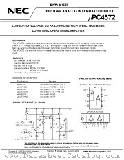 UPC4572G2(5)-T1 datasheet pdf NEC