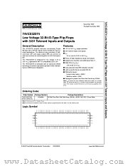 74VCX32374GX datasheet pdf Fairchild Semiconductor