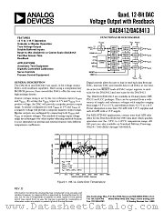DAC8413AT/883C datasheet pdf Analog Devices