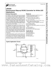 LM3500TL-21 datasheet pdf National Semiconductor