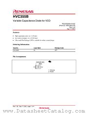 HVC355B datasheet pdf Renesas