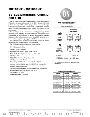 MC100EL51 datasheet pdf ON Semiconductor