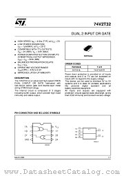 74V2T32 datasheet pdf ST Microelectronics