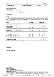 TFS840 datasheet pdf Vectron