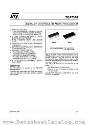 TDA7348D013TR datasheet pdf ST Microelectronics